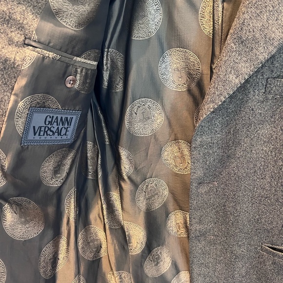 Vintage Gianni Versace wool blazer jacket 48 - Picture 5 of 6